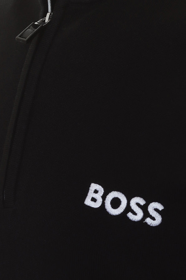 MAN KNIT VEST BOSS - 001 BLACK